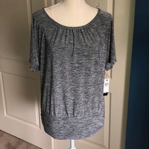 NWT blouson style top